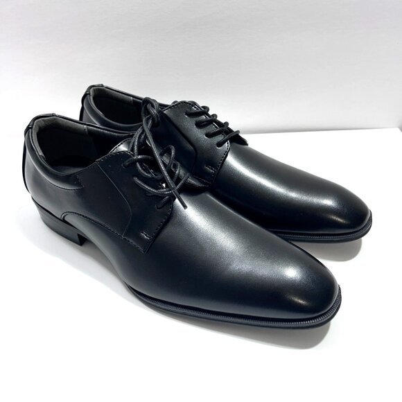 Alfani Andrew Plain Toe Derbys Men's Dress Shoes Black US 9M - No Box - Picture 1 of 10